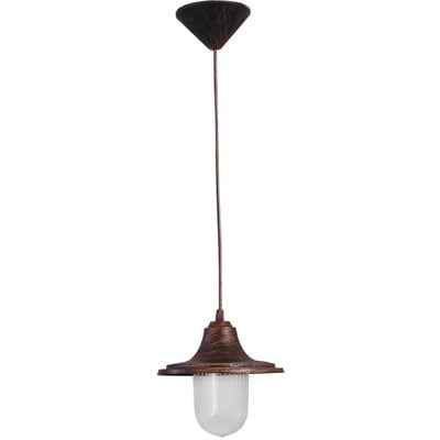 Outdoor Hanging Light With Grid In Copper Colour L