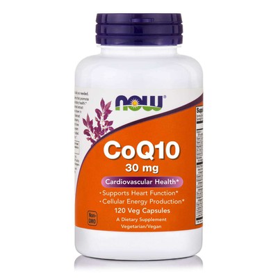 NOW CoQ10 30mg Συμπλήρωμα Διατροφής Για Υγιές Καρδιαγγειακό & Ανοσοποιητικό Σύστημα 120 Ταμπλέτες 