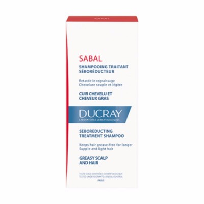 DUCRAY Shampoo Sabal Σμηγματορυθμιστικό Σαμπουάν Αγωγής για Λιπαρά Μαλλιά-200ml