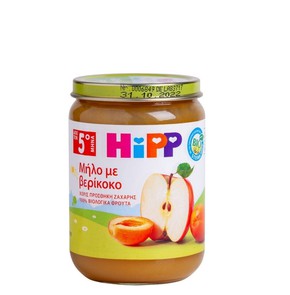 Hipp Fruit Cream with Apple & Apricot, 5M+, 190gr