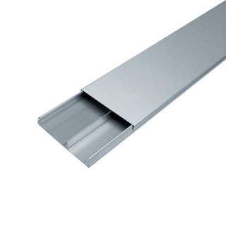 Floor Trunking Metal 190x28 with 2 Compartments