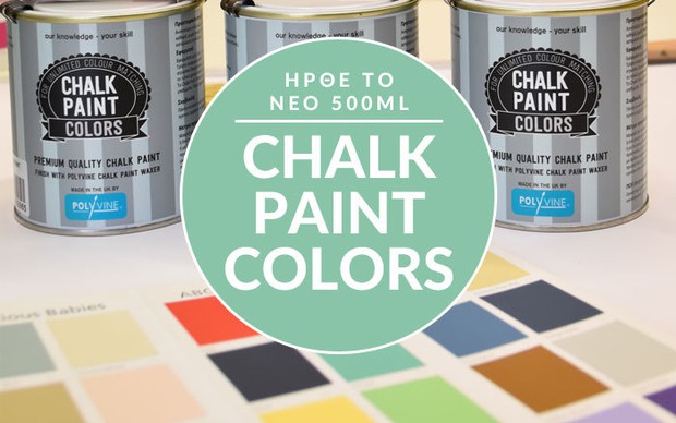 Ήρθε το νέο Chalk Paint Colors σε μικρή συσκευασία