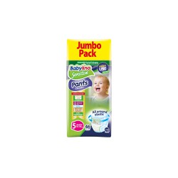Babylino Pants Unisex Jumbo Pack Πάνες Μέγεθος 5 (10-16kg) 46 πάνες βρακάκι 