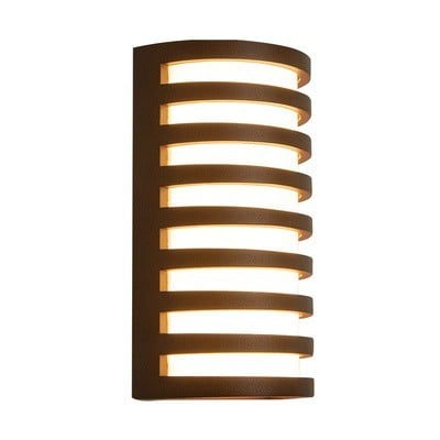 Wall Light Led 10W 3000K Aluminum Brown