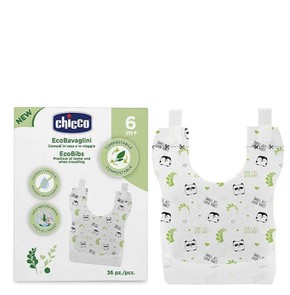 Chicco Eco Meal Bib 6m+ Disposable, 36 Pieces