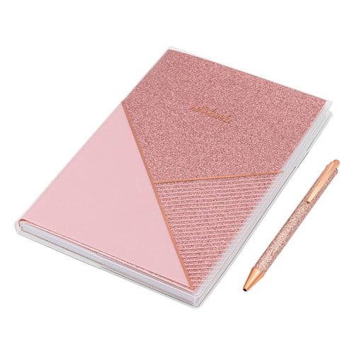 Notes Roze Glitter