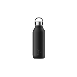 Chilly's Series 2 Bottle Abyss Black Thermos For Liquids 500ml 