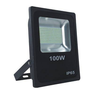 Φωτιστικό Προβολέας Led 100W Slim 3000K IP65 Γκρι