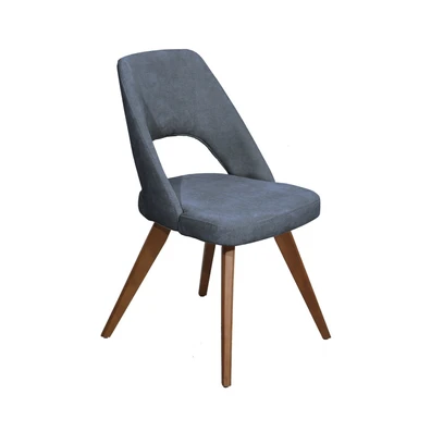 Καρέκλα Ξύλινη 48x46x85(46)cm Amelia Μπλε Ραφ