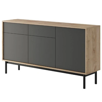 Μπουφές 154x84x39cm 21112-BS-B Jackson Hickory+Γρα
