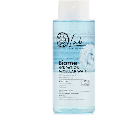 NATURA SIBERICA Lab Biome Hydration Micellar Water Ενυδατικό Νερό Καθαρισμού Προσώπου Με Υαλουρονικό Οξύ & Πανθενόλη 400ml