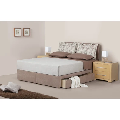 Ντυμένο Κρεβάτι Υπέρδιπλο Linea Strom Cecil 180x20