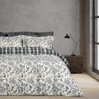 Das Home σετ Σεντονια Μονα Happy 9648 Black, Cream