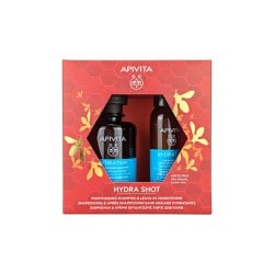 Apivita Promo Hydration Moisturizing Shampoo Σαμπουάν Ενυδάτωσης 250ml & Moisturizing Leave In Conditioner Κρέμα Μαλλιών 100ml