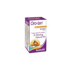 Health Aid Oro-Tan Sun Tanning Nutritional Supplement That Enhances Tanning & Gives Skin A Natural Glow 60 Tablets