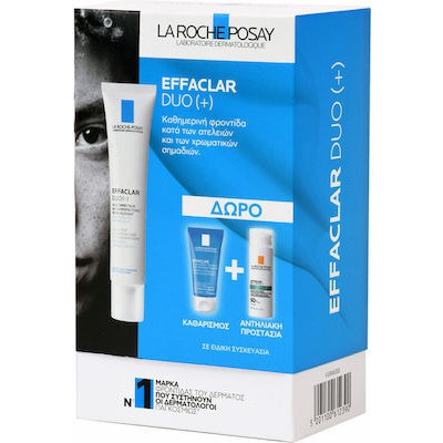 LA  ROCHE POSAY Effaclar Duo [+] Cream Επανορθωτική Κρέμα 40ml & Δώρο Effaclar Gel 50ml & Anthelios Oil Correct 3ml