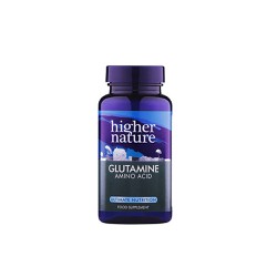Higher Nature Glutamine Συμπλήρωμα Διατροφής Γλουταμίνης 90 Κάψουλες