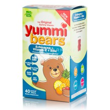 Yummi Bears ECHINACEA + VITAMIN C - Ανοσοποιητικό, 40 ζελεδάκια
