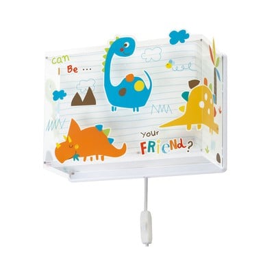 Kids Wall Lamp Dinos 1Xe27