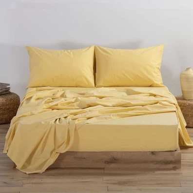 Σεντονι Basic Μ.λ.140x200+30 nef-nef Home Wear Yel