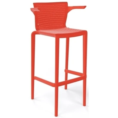 Σκαμπό Bar 47x46x102/79 Gaber Spyker-Β Κόκκινο