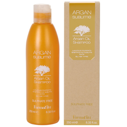 Farmavita Argan Sublime Oil Shampoo 250ml - Φυτικό σαμπουάν για όλους τους τύπους μαλλιών και ειδικά τα βαμμένα 250ml