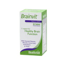Health Aid Brainvit Two-A-Day 60veg.tabs