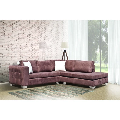 Γωνιακός Καναπές Caramel Sofa Agora 230x240x90cm (