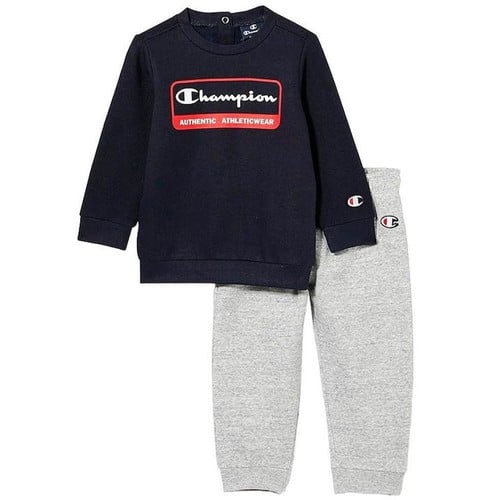 Champion Boy Toddler Crewneck Suit (306533)-NAVY