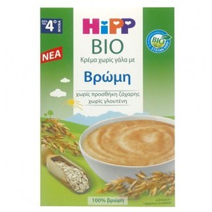 HIPP Κρέμα Βρώμης χωρίς Γάλα 200gr