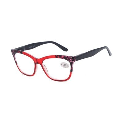 Clear View Presbyopia Glasses 27700 Red +2.75