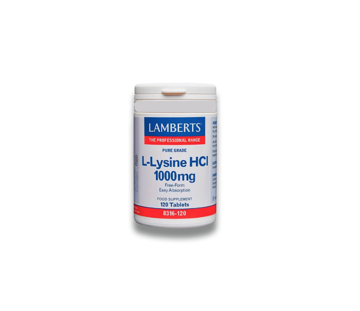 LAMBERTS L-LYSINE HCL 1000MG 120TABL