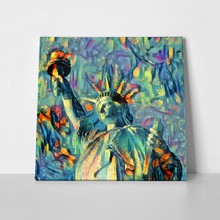 Oil painting artwork liberty statue 709413823 a
