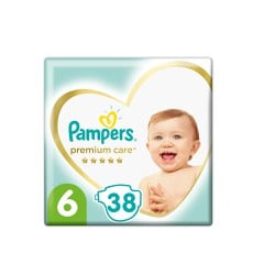 Pampers Premium Care Diapers Size 6 (13kg+) 38 Diapers 