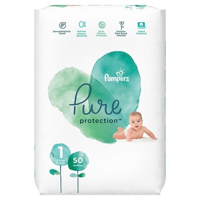 Pampers Pure Protection No 1 (2-5kg) 50 τμχ