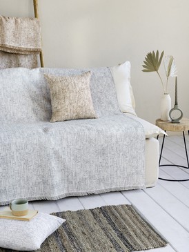 Sofa Throw - Swipe Gray