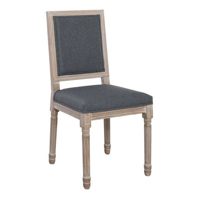 Σετ Καρέκλες 2 τμχ Decape/Ύφασμα Γκρι 51x55x100cm 
