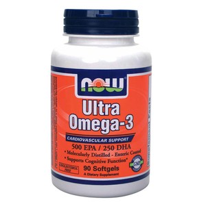 Now Foods Ultra Omega-3 Λιπαρά Οξέα (90 Μαλακές Κά