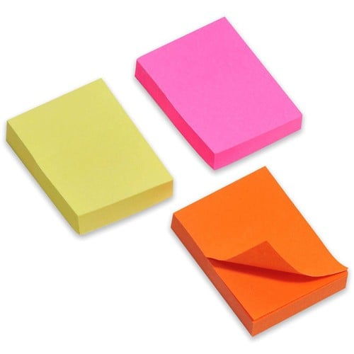 Sticky Notes Në 3 Ngjyra 5x3.8 Cm 3x100 Fletë