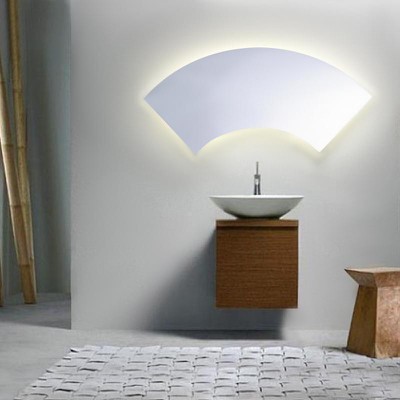 Bathroom Mirror-Wall Light LED 120x65 arched-venta