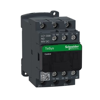 Contactor TeSys D 3P (3NO) AC-3 440V 9A 60VDC Coil
