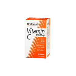 Health Aid VITAMIN C 1000mg 30chewtabs