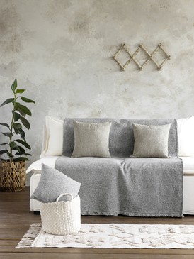 Sofa Throw - Satori - Gray