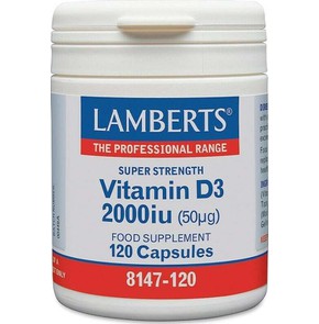 Lamberts Vitamin D3 2000iu Συμπλήρωμα Διατροφής με