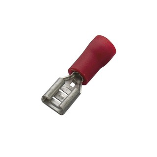Socket Sleeve Insulated Female 0.5-1.0 2.8x0.8 Red