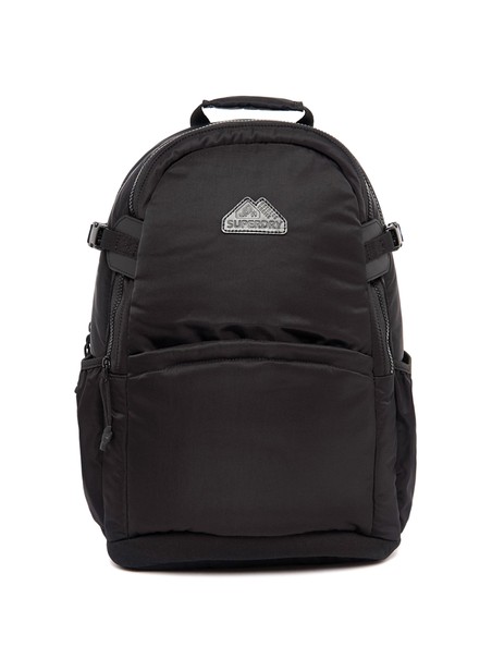 Superdry black nylon tarp backpack - 02 a