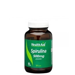 Health Aid Spirulina 500mg, 100% Hawaiian, 60 tabs