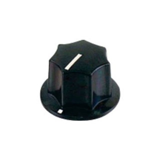 Plastic Button 6.4mm/15.0mm Black 01.030.0014