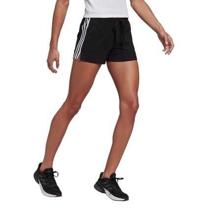 adidas women essentials slim 3-stripes shorts (GM5