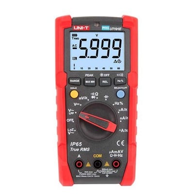 Multimeter 600Vac/Dc Ip65 Rms Ut191E